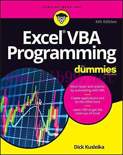 [FOX-Ebook]Excel VBA Programming For Dummies, 6th Edition