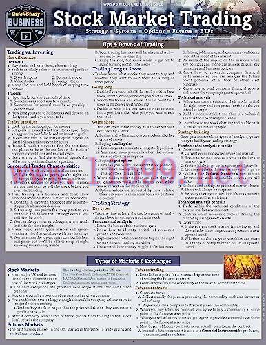 [FOX-Ebook]Stock Market Trading: QuickStudy Laminated Reference Guide