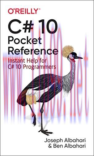[FOX-Ebook]C# 10 Pocket Reference: Instant Help for C# 10 Programmers