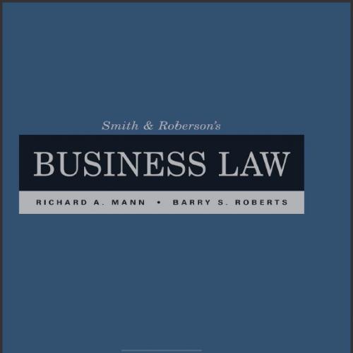 (Test Bank)Smith and Robersons' Business Law, 17th Edition.rar