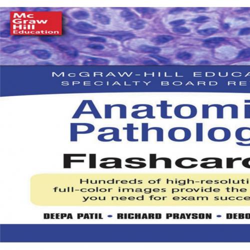 McGraw-Hill Specialty Board Review Anatomic Pathology Flashcards