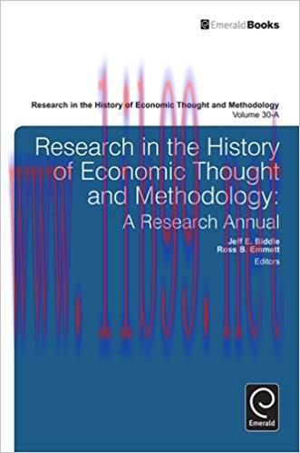 (PDF)Research in the History of Economic Thought and Methodology: A Research Annual