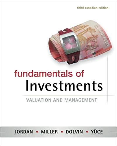 Fundamentals of Investments 3rd Canadian Edition [JORDAN]