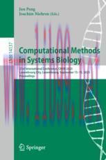 [PDF]Computational Methods in Systems Biology: 21st International Conference, CMSB 2023, Luxemb...