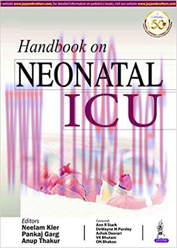 [AME]Handbook on Neonatal ICU (Original PDF)