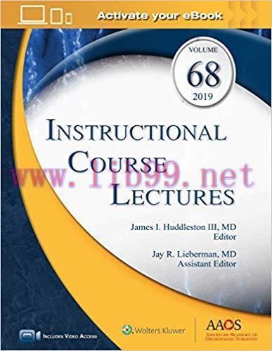 [PDF]Instructional Course Lectures, Volume 68 [AAOS 2019]