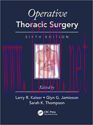 [PDF]Operative Thoracic Surgery 6th Edition