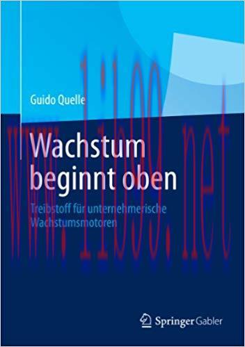 (PDF)Wachstum beginnt oben: Treibstoff für unternehmerische Wachstumsmotoren (German Edition) 2...