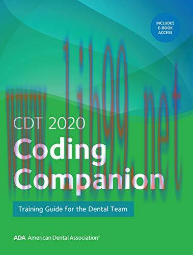 [AME]CDT 2020 Coding Companion: Training Guide for the Dental Team (EPUB)