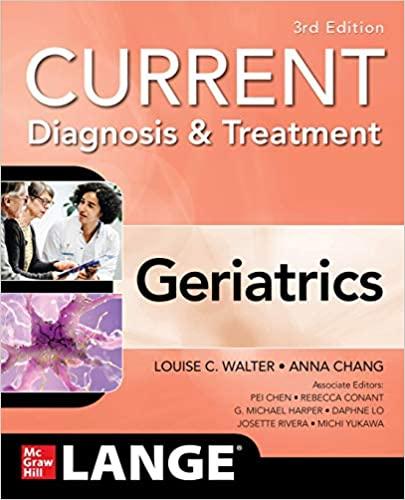 Current Diagnosis and Treatment Geriatrics, 3rd Edition
