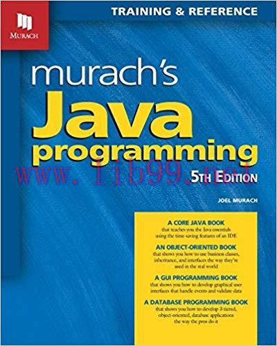 [PDF]Murach’s Java Pragramming, 5th Edition