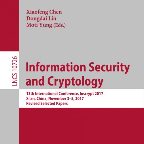 2018_Book_Information Security and Cryptology