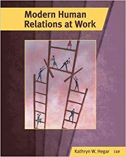(PDF)Modern Human Relations at Work 11th Edition