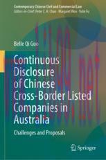 [PDF]Continuous Disclosure of Chinese Cross-Border Listed Companies in Australia: Challenges an...