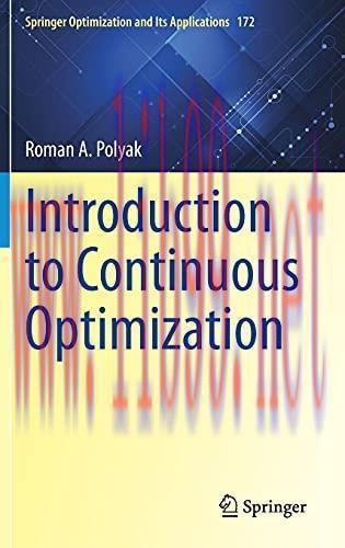 [FOX-Ebook]Introduction to Continuous Optimization