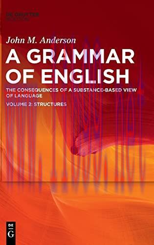 [FOX-Ebook]A Grammar of English Volume 2: Structures