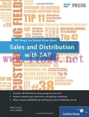 [FOX-Ebook]100 Things You Should Know about Sales and Distribution in SAP ERP