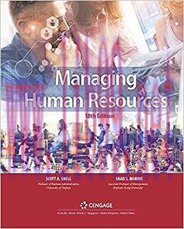 (PDF)Managing Human Resources 18th Edition by Scott Snell