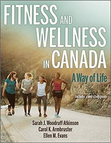 Fitness and Wellness in Canada A Way of Life PDF+EPUB+KINDLE