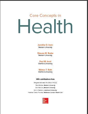 (IM)Core Concepts in Health 3rd Canadian By_ IRWIN.zip