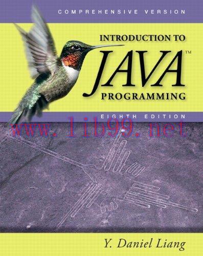 [FOX-Ebook]Introduction to Java Programming, Comprehensive (8th Edition)