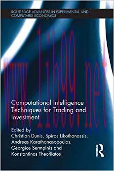 (PDF)Computational Intelligence Techniques for Trading and Investment (Routledge Advances in Ex...
