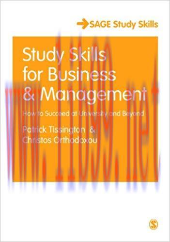 (PDF)Study Skills for Business and Management: How to Succeed at University and Beyond (Student...