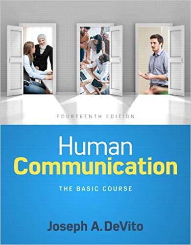 (Solution Manual)Human Communication The Basic Course, 14th Edition by Joseph A. DeVito.zip