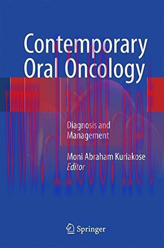 [AME]Contemporary Oral Oncology: Diagnosis and Management (PDF)