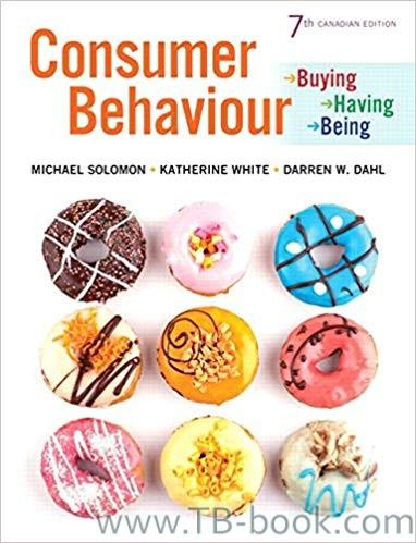 (PDF)Consumer Behaviour Buying, Having, and Being, 7th Canadian Edition by Michael Solomon