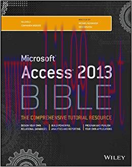 Access 2013 Bible 1st Edition,