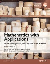 (Test Bank)Mathematics with Applications In the Management 11th Global Edition by Michael Parki...