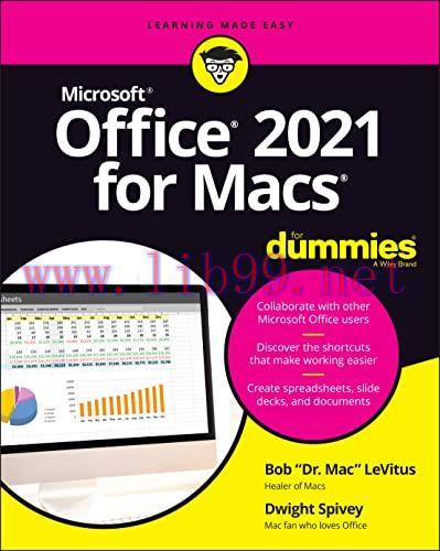 [FOX-Ebook]Office 2021 for Macs For Dummies