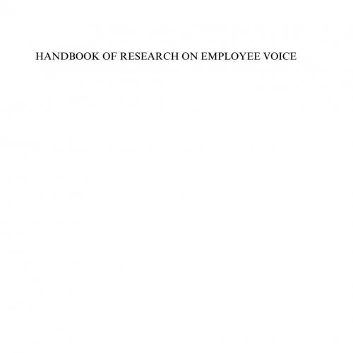 Handbook of Research on Employee Voice