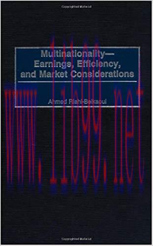 (PDF)Multinationality&ndash;Earnings, Efficiency, and Market Considerations: Earnings, Efficiency and...