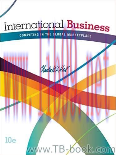 International Business 10th Edition by Hill 题库