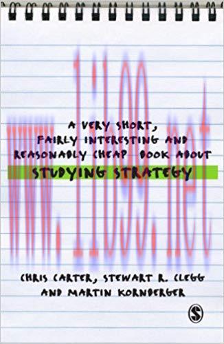 A Very Short, Fairly Interesting and Reasonably Cheap Book About Studying Strategy (Very Short,...