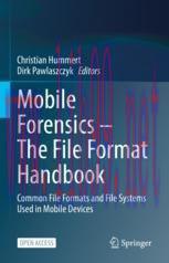 [PDF]Mobile Forensics &ndash; The File Format Handbook: Common File Formats and File Systems Used in ...