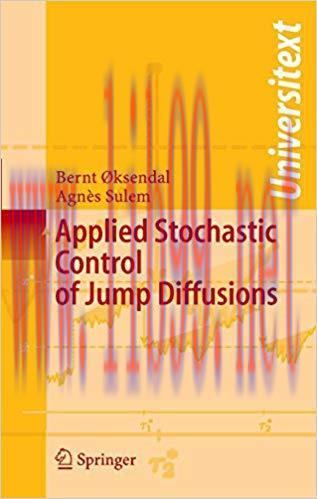 (PDF)Applied Stochastic Control of Jump Diffusions (Universitext) 1st Edition