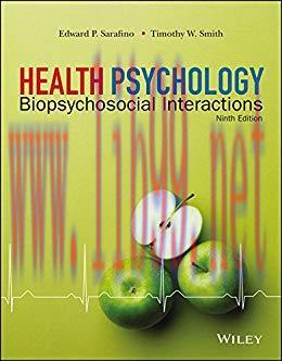 (PDF)Health Psychology: Biopsychosocial Interactions, 9th Edition