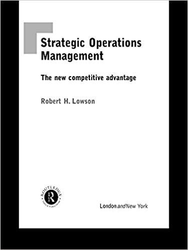 (PDF)Strategic Operations Management The New Competitive Advantage 1st Edition