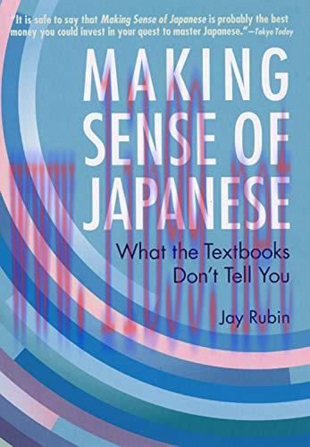 (PDF)Making Sense of Japanese: What the Textbooks Don&rsquo;t Tell You