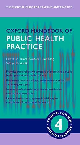 [AME]Oxford Handbook of Public Health Practice, 4th Edition (Original PDF From_ Publisher)