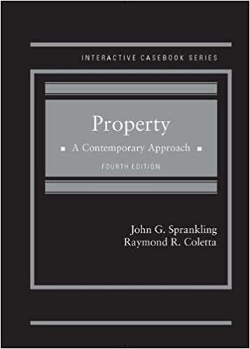 Sprankling and Coletta’s Property A Contemporary Approach 4th Edition