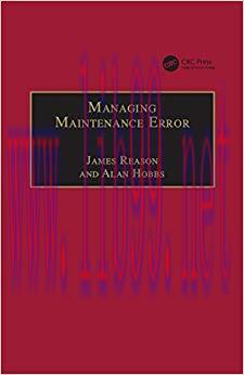 (PDF)Managing Maintenance Error: A Practical Guide 1st Edition