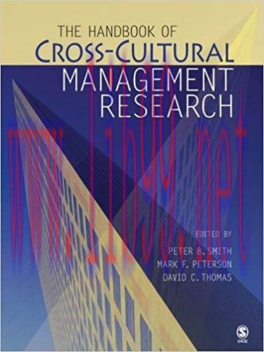 (PDF)The Handbook of Cross-Cultural Management Research 1st Edition