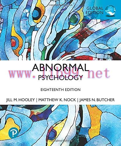 [FOX-Ebook]Abnormal Psychology, Global Edition, 18th Edition