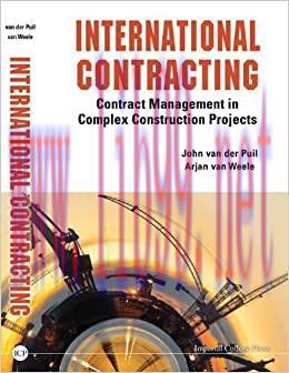 (PDF)International Contracting:Contract Management in Complex Construction Projects