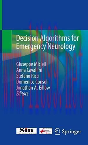 [AME]Decision Algorithms for Emergency Neurology (Original PDF)