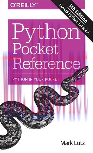 [SAIT-Ebook]Python Pocket Reference, 5th Edition